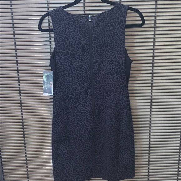 NWT Ambar For Target Bodycon Dress Textured Animal Print Ebony Size Small - Picture 6 of 7